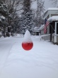 snowy xmas ball